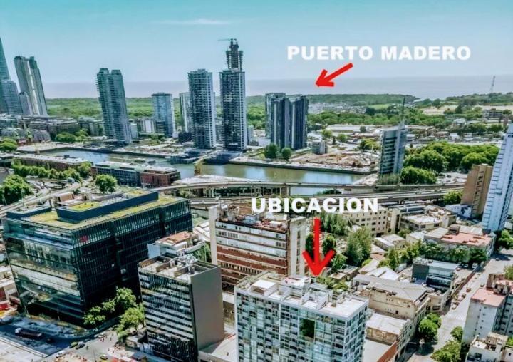 Amazing Studio In San Telmo With River View 부에노스아이레스 외부 사진